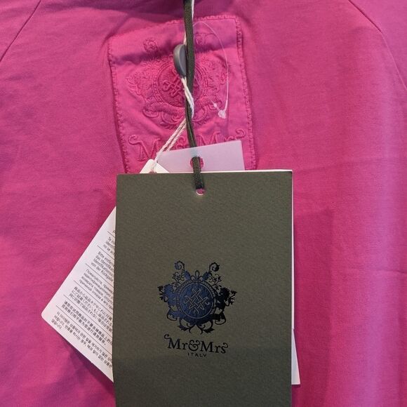 Mr and Mrs Italy t-shirt with patches 2(38) BNWT - Picture 4 of 7